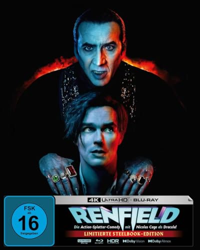Renfield - Limitierte Steelbook-Edition mit Fullslip (4K Ultra HD) (+ Blu-ray)