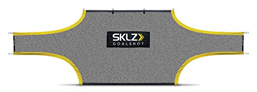 SKLZ Unisex-Youth 12'x7' goalshot 21 'x 7' Target Net Fußball Training Aids, Black and Yellow, 21ft x 7ft (UK Size)