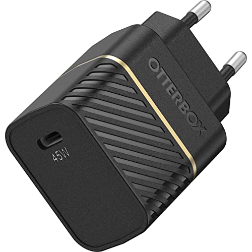 OtterBox USB-C Robustes EU Schnelllade Netzteil 45W, Schwarz