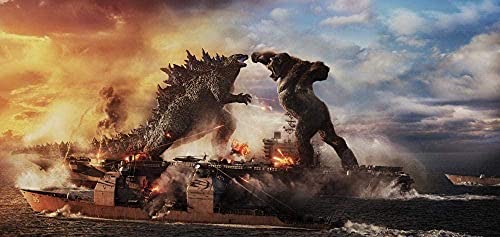 TOSSPER Puzzles für Erwachsene 1000 Teile Godzilla vs Kong Puzzles für Kinder Lernspielzeug Intellektuelles Spiel Geschenk Teens DIY Home Entertainment Spielzeug 38x26cm