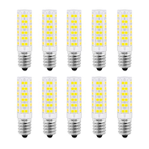 E14 SES LED-Lampen, 7W Ersetzen 60W-Halogenlampen, 6000K kaltweiß, kleine Edison-Schraubenleuchte, 650LM, 360 ° Abstrahlwinkel, nicht dimmbar, 2835SMD 10 Packungen