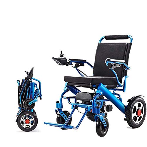 ZXGQF Elektrische Rollstühle, Faltbare Power Wheelchair 360 ° Joystick Lithiumbatterie Elektro Mobilitätshilfe, für ältere, Behinderte