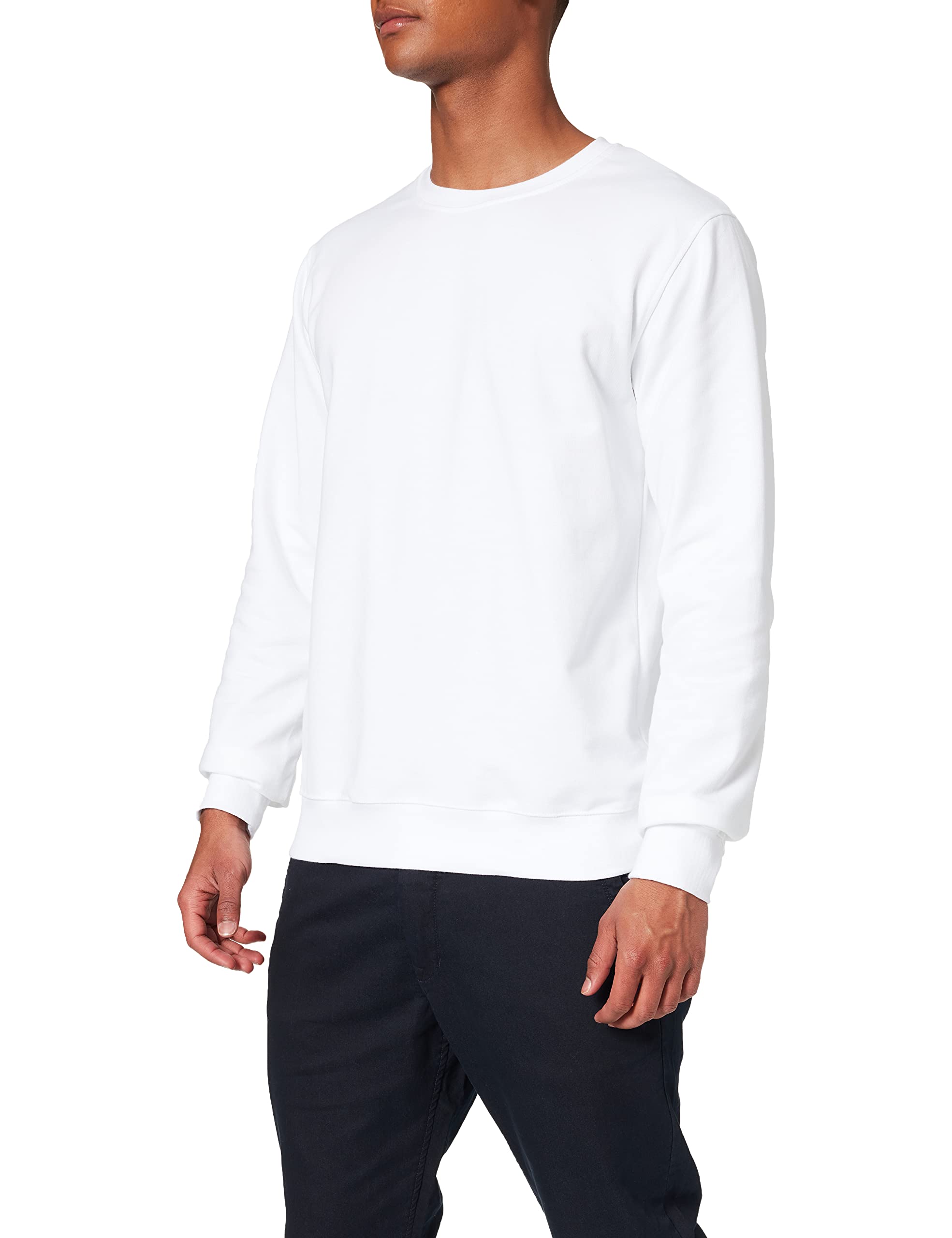 Trigema Damen 574501 Sweatshirt, Weiß (Weiß 001), 56 (Herstellergröße: XXXL)