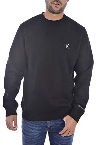 Calvin Klein Jeans Herren Essential Reg Cn Pullover, Ck Black, S