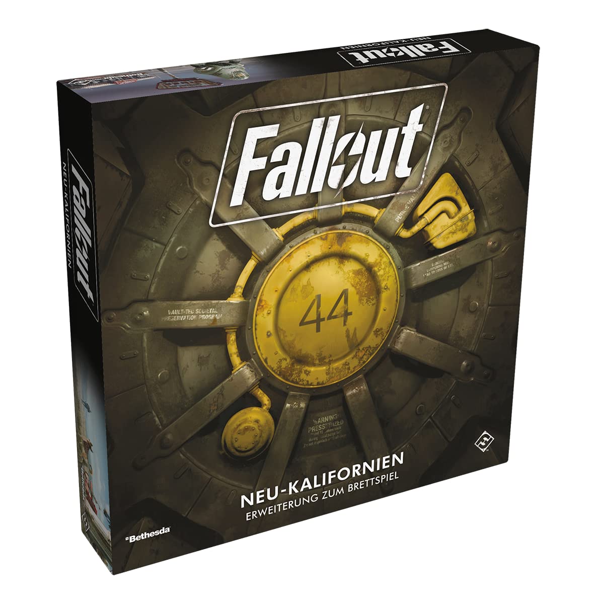 Fantasy Flight Games | Fallout – Neu-Kalifornien | Erweiterung | Expertenspiel | Strategiespiel | 1-4 Spieler | Ab 14+ Jahren | 150+ Minuten | Deutsch, 2. Erweiterung