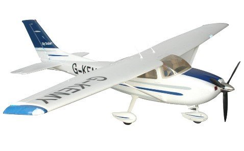 FMS Cessna 182 MK 2 1400 Series ARTF, Lights no Tx/Rx/Battery - Blue