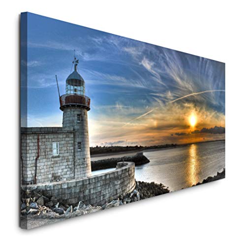 Paul Sinus Art GmbH Dublin 120x 50cm Panorama Leinwand Bild XXL Format Wandbilder Wohnzimmer Wohnung Deko Kunstdrucke