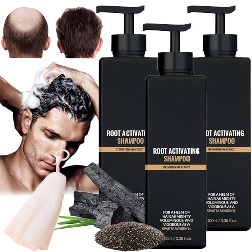 SPARTAN - Root Activator Shampoo,SPARTAN Hair Loss Shampoo,SPARTAN Shampoo Root Activator, SPARTAN Shampoo,Root Activator Shampoo Promotes Hair Growth (3PCS)