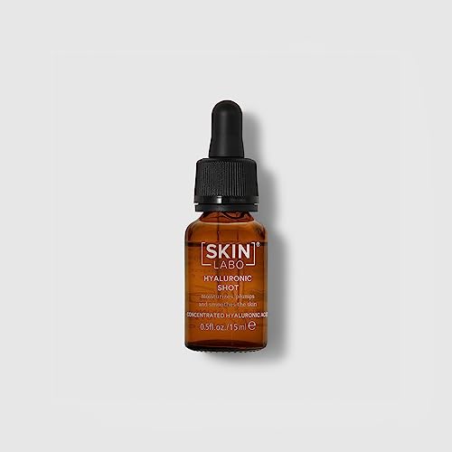 SkinLabo – Shot-Konzentrat Hyaluronsäure – befeuchtet und erfrischt das Gesicht, zur Bekämpfung von Gesichtsfalten – 15 ml