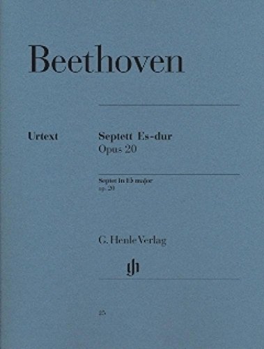 Septett Es-dur op. 20 für Klarinette (B), Fagott, Horn (Es), Violine, Viola, Violoncello und Kontrabass