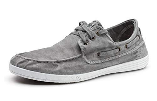 Natural World Eco Schuhe – 303E – Natural World Herren – 100 % umweltfreundlich – Herrenschuhe für den Sommer, Grau - grau - Größe: 44 EU