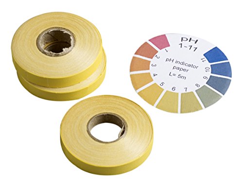camlab 1171260 Universal Indikator Papier, Nachfüllpackung pH 1–11, 3 X 5 M Spule (3 Stück)