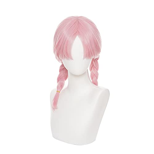 Blue Poison Cosplay Wig Game Arknights Pink Braid Synthetic Hair Heat Resistant Blue Poison Peruca Anime Halloween Party Wigs