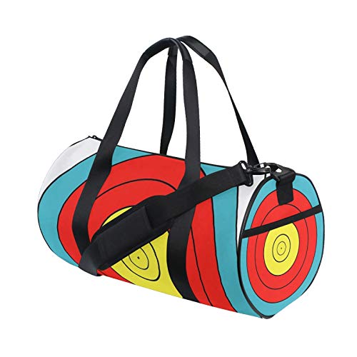 Target Bogenschießen Duffle Bag Schulter Handy Sport Gym Barrel Taschen für Männer und Frauen