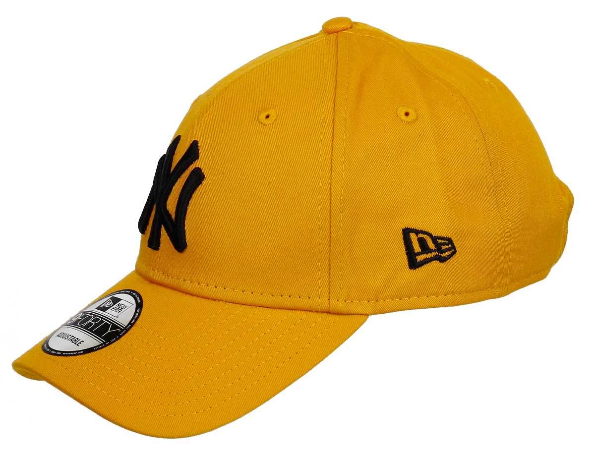 New Era New York Yankees League Essential Gold 9Forty Adjustable Cap - One-Size