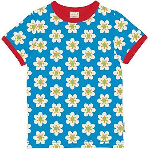 Maxomorra T-Shirt mit Anemonen/Blumen 86/92