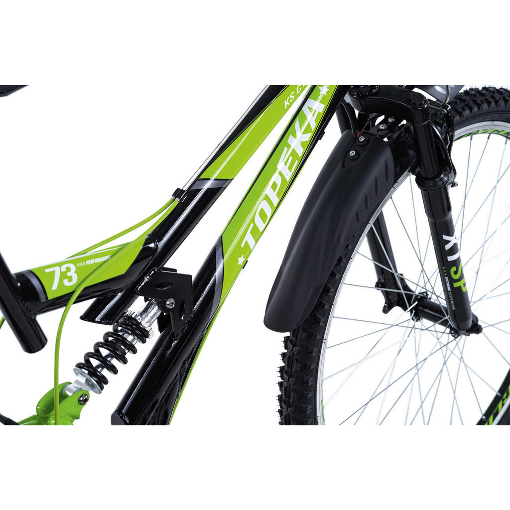 KS-Cycling Mountain-Bike Topeka 26 Zoll Rahmenhöhe 48 cm 21 Gänge grün grün ca. 26 Zoll 4