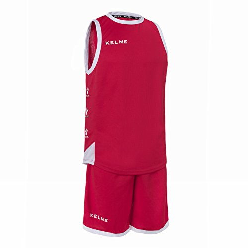 Kelme Basket Vitoria Set Trikot, Herren S rot/weiß