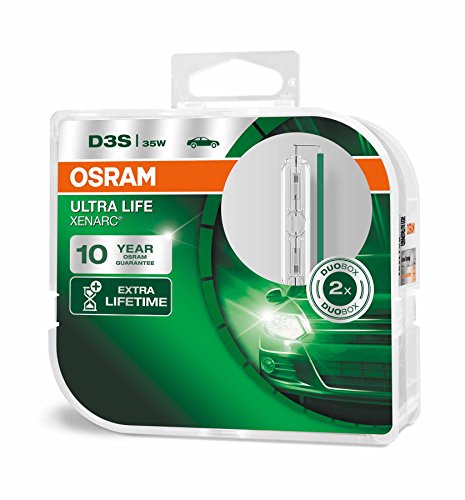 Osram XENARC ULTRA LIFE D3S HID Xenon-Brenner, Entladungslampe, 66340ULT-HCB, Duobox (2 Stück)