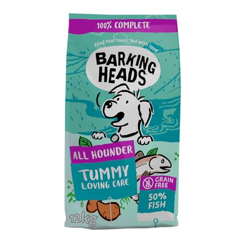 Barking Heads FND12 Hundefutter Fish N Delish Grain Free, 12 Kg