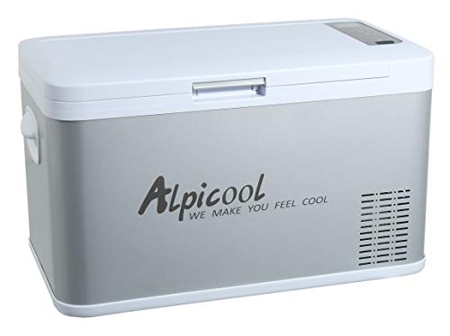 Compass 07081 Kühlbox ALPICOOL SILVER FROST mit Kompressor 25l 230/24/12V -20°C