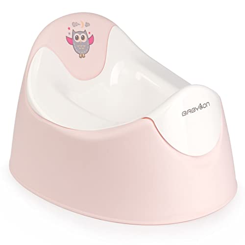 BABYLON Kinder Töpfchen Trio, Kinder Toiletten mit Herausnehmbarer Schüssel, Kinder Klo, Nachttopf für Kinder/WC Sitz Topf, Jungen/Mädchen Kindertöpfchen ab 1 Jahr, Baby Zubehör Rosa