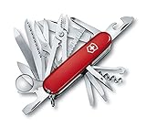 Victorinox, Schweizer Taschenmesser, Swiss Champ, Multitool, Swiss Army Knife mit 33 Funktionen, Klinge, gross, Korkenzieher, Mini-Schraubendreher 1.5 mm