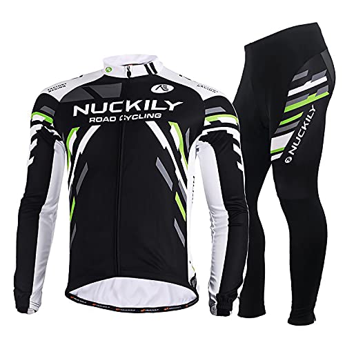 Herren Langarm Fahrradbekleidung Radtrikot Set Radbekleidung Winter Radsportanzüge mountainbike kleidung radtrikot trikot set mit Thermofleecefutter