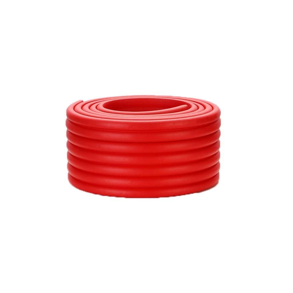 AnSafe W Typ Kantenschutz,Schwammschaum, Der Die Ecke Der Möbelecke Abdeckt Sicherheit Gegen Zusammenstoß (Color : Red, Size : 10M)