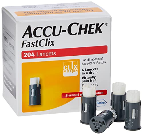 Accu Chek FastClix 200 4 test strips