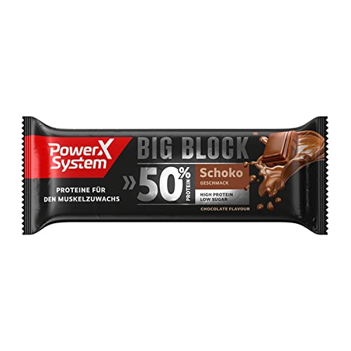 Power System Protein Riegel Big Block 16 x 100g Schoko