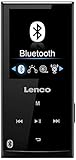 Lenco Xemio 760 BT - Bluetooth MP3-Player - 8 GB MP3-Player - Speicherplatz erweiterbar mit Micro-SD - integrierter LI-Ionen Akku - Diktiergerät - Schwarz