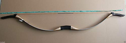 UUPA 40lb Bogenschießen Recurve Bow Hunting Snake Skin Traditionelle handgemachte mongolische Bogen