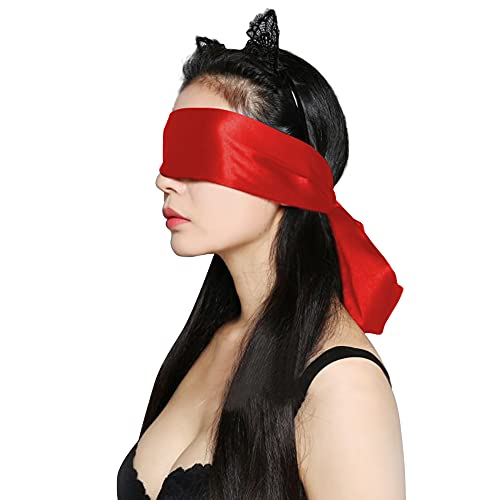 Bunny Girl Kostüm Zubehör Set Big Bunny Ears Stirnband Kragen Fliege Manschetten Süß Sexy Kaninchen Party Cosplay Outfit, 65# 3er-Pack (schwarz/rot/lila), Large