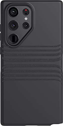 tech21 Evo Tactile für Samsung Galaxy S23 Ultra – Schwarz Militärqualität mit 4,8 m Fallschutz