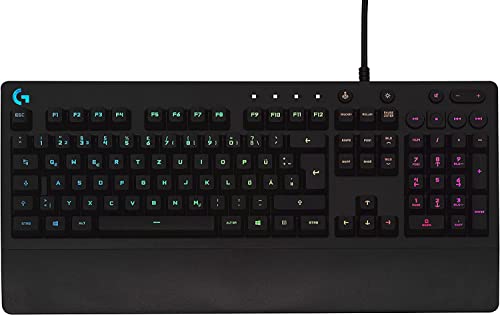 Logitech G213 Gaming-Tastatur Prodigy (mit RGB-Hintergrundbeleuchtung, AZERTY Französisches Tastaturlayout)
