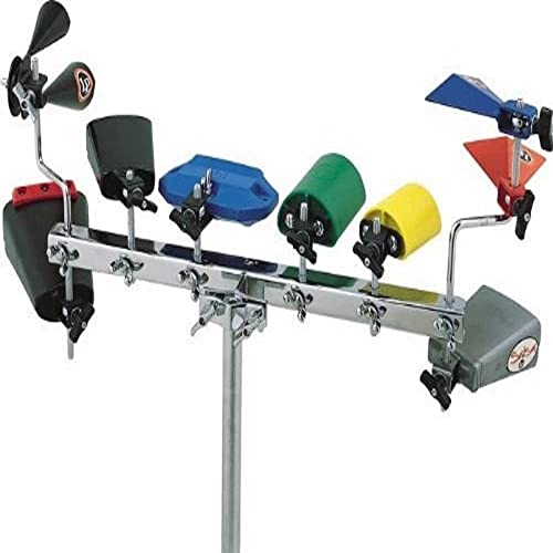 LP Latin Percussion LP372 Halterung Percussion Rack Everything, verchromtes Stahlgestell