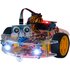 Joy-IT programmierbares Roboterauto Joy-Car inkl. micro:bit v2 und beweglichem Ultraschallsensor