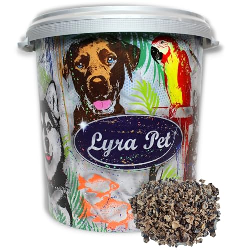 Lyra Pet® 10 kg Johannisbrot in 30 L Tonne | Reich an Ballaststoffen, Vitaminen & Proteinen | Ergänzungsfutter für Wildvögel | Nährstoffreiches, ganzjähriges Vogelfutter | Ideal für Streufutter