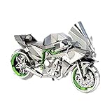 HQ Windspiration ICX021 502904" Kawasaki Ninja H2R Konstruktionsspielzeug, Silber/grün