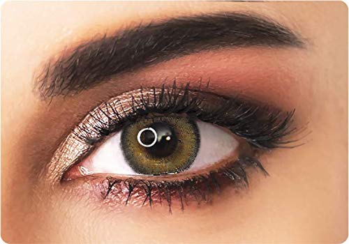 ADORE natürlich farbige Kontaktlinsen Farbe BRAUN – BI HAZEL – nicht gradiert – dreimonatlich + kostenloser personalisierter Linsenbehälter