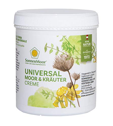 Sonnenmoor Universal Moor- & Kräutercreme - Salbe zur Pflege von Haut und Gelenken - Naturkosmetik mit Arnika und Rosskastanie - erhältlich in 500g, 140g und 90g (500 Gramm)
