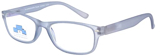 moderne Brille BLUEBREAKER®"TREND" für ermüdungsfreies Sehen mit Blue-Blocker in blau + 1,50 dpt
