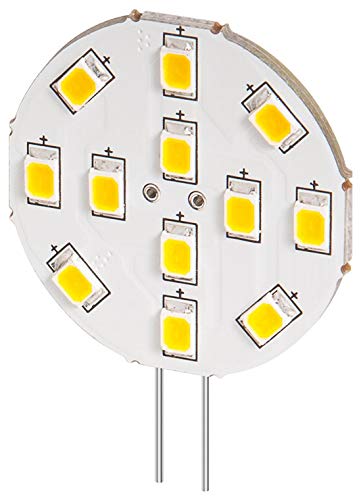 10er Set WireThinX LED Einbaustrahler 2 W Sockel G4, ersetzt 20 W, 170 Lumen warm-weißes Licht mit 2800 K