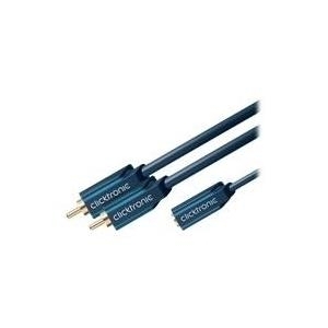 ClickTronic Casual Series - Audio-Adapter - stereo mini jack (W) bis RCA (W) - 10 cm