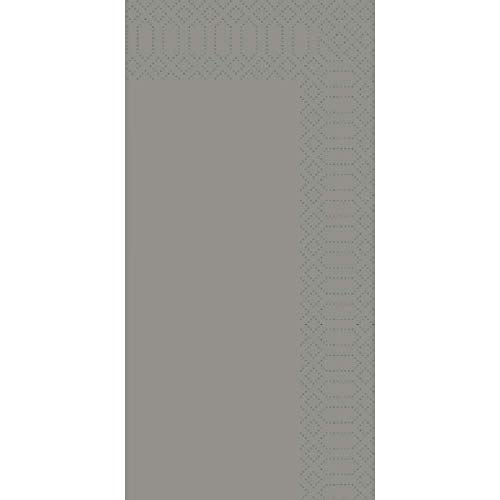 Duni Zelltuch-Servietten Uni granite grey 40x40 cm 3lagig, 1/8 BF 250 St.