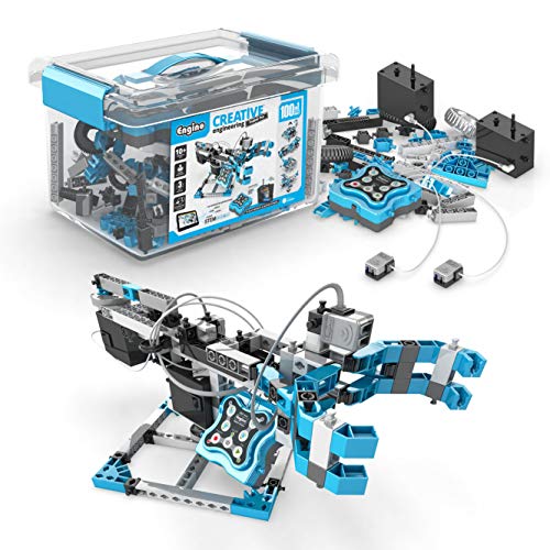 Engino Toys – Creative Engineering Maker Pro Roboterisierte 100 Modelle Set | Robotik und STEM-Aktivitäten | ab 10 Jahren