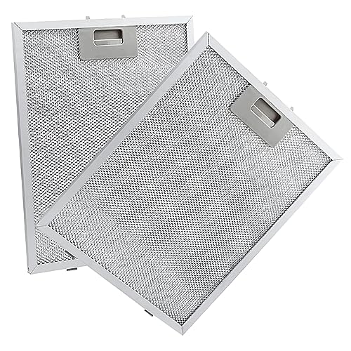 Carkio 2 Pack W10169961A Range Hood Grease Filters Replacement, 3 Layers Aluminum Mesh Hood Vent Filter 10-1/2x12'', Compatible with Whirlpool, Ikea, Kitchen Aid, Jenn Air,Range Hood Filters
