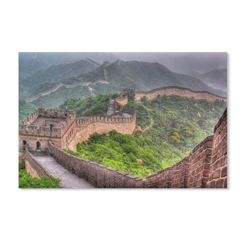 Jigsaw Puzzles 1000 Stück，Landschaft der Chinesischen Mauer，Für Papier Kinder Spiele Lernspielzeug（50x70cm）-G100