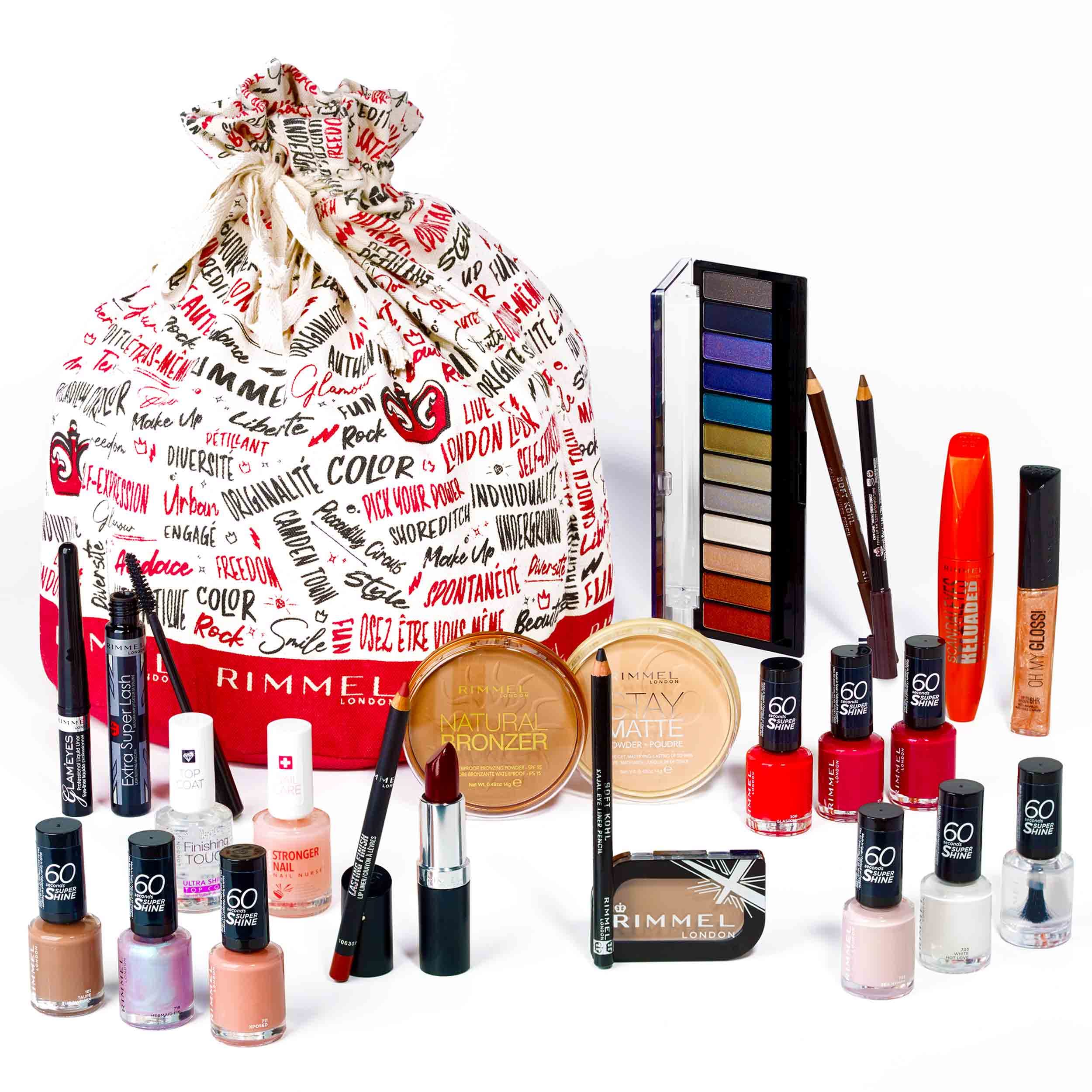 Rimmel Make-up Box - Eine einzigartige Auswahl von 24 Produkten